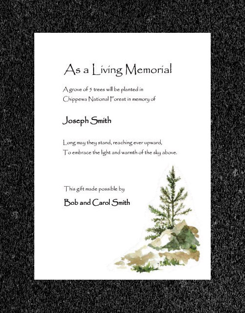 memorial tree gift