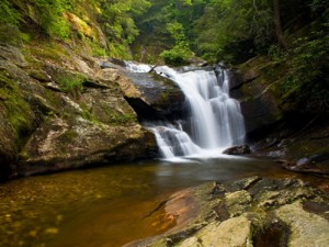 waterfall in Chattahoochee-Oconee National Forest