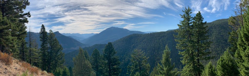 mountain vista at Custer Galatin National Forest